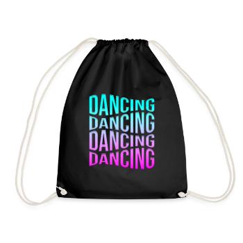 Dance - Drawstring Bag - black - Front