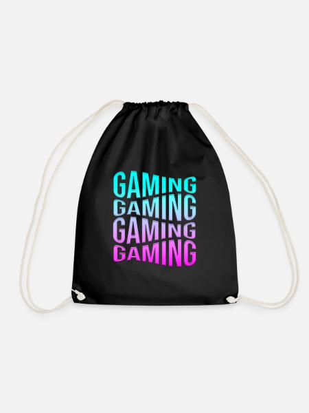 gaming - Turnbeutel - Schwarz