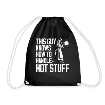 Soudeur Souder Vintage Ce gars - Sac de sport léger - noir - Devant