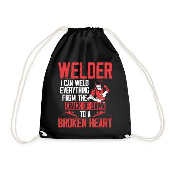 Welder Welding Vintage Welder I - Turnbeutel - Schwarz - Vorne