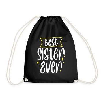 Meilleure sœur de tous les temps Sœurs amies - Sac de sport léger - noir - Devant