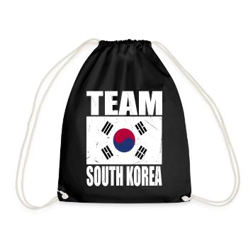 Équipe de Corée du Sud de football - Sac de sport léger - noir - Devant