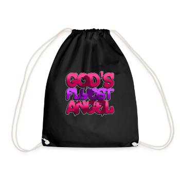 God’s Flyest Angel - Breakdance Hip Hop - Sac de sport léger - noir - Devant
