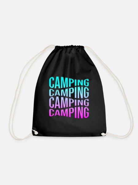 campen - Turnbeutel - Schwarz