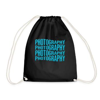 Photography - Drawstring Bag - black - Front