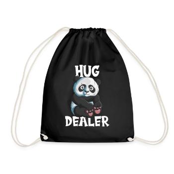 Panda Bear Hugs You Hug Dealer Hug Panda - Sac de sport léger - noir - Devant
