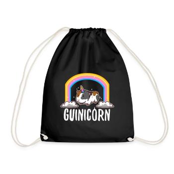 Guinicorn - Turnbeutel - Schwarz - Vorne