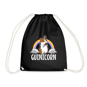 Guinicorn - Turnbeutel - Schwarz - Vorne