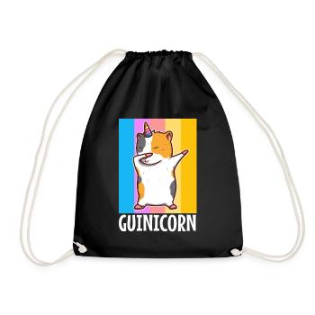 Guinicorn - Turnbeutel - Schwarz - Vorne