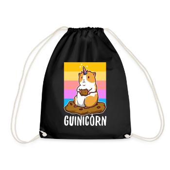 Guinicorn - Turnbeutel - Schwarz - Vorne