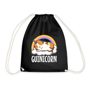 Guinicorn - Turnbeutel - Schwarz - Vorne