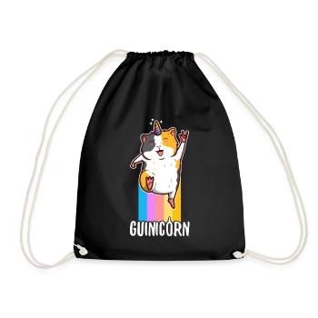 Guinicorn - Turnbeutel - Schwarz - Vorne