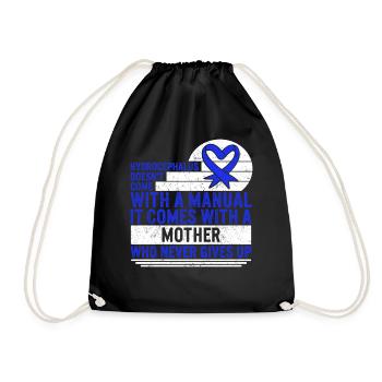 Chemise de sensibilisation à l’hydrocéphalie, ne vient pas avec - Sac de sport léger - noir - Devant
