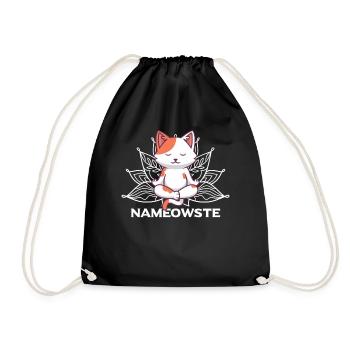 Cat Yoga pour Yoga Lover - Sac de sport léger - noir - Devant