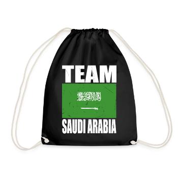 Équipe d’Arabie saoudite de football - Sac de sport léger - noir - Devant