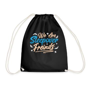 Nous sommes la nuit des amis font la fête pendant la nuit - Sac de sport léger - noir - Devant