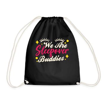 Nous passons la nuit à la fête - Sac de sport léger - noir - Devant