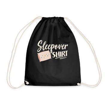 Soirée pyjama Soirée de chemise Nuit - Sac de sport léger - noir - Devant