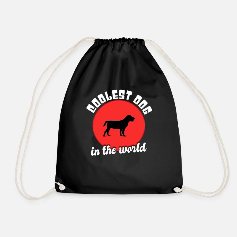 Cooler Hund Spruch - Turnbeutel - Schwarz