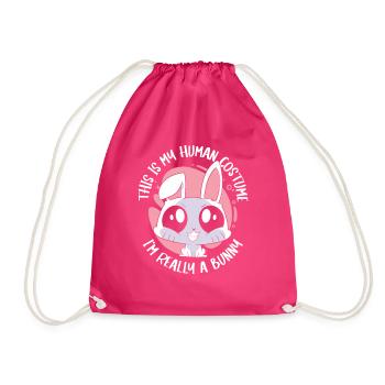Lapin lapin animal de compagnie lapin - Sac de sport léger - fuchsia - Devant