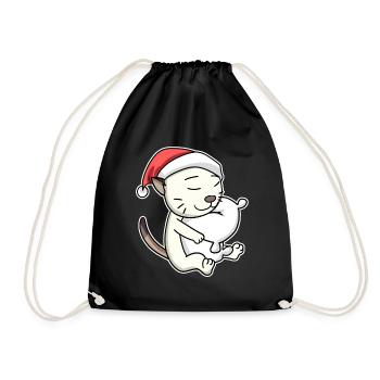Colorpoint Shorthair Cat Christmas Sleep - Sac de sport léger - noir - Devant