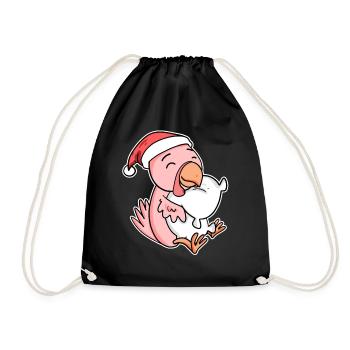 Chicken Christmas Sleep Sleep Sleep Sleep - Drawstring Bag - black - Front