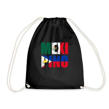 Mexipino Mexican Filipino Mexipino - Turnbeutel - Schwarz - Vorne