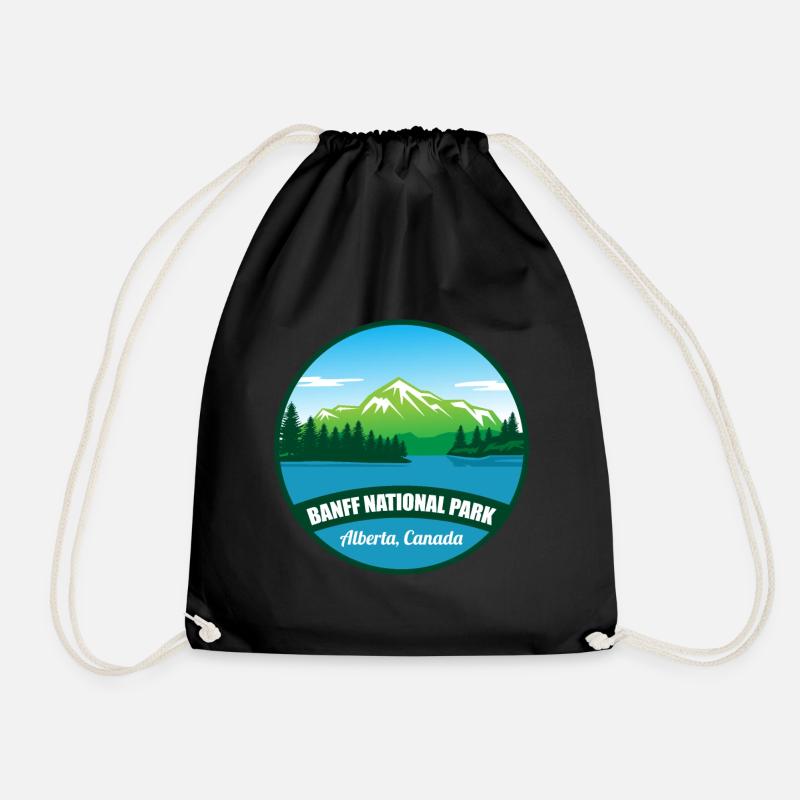 Parc national de l’Alberta Banff Canada Randonnée souvenir - Sac de sport léger - noir