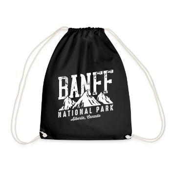 Randonnées Canada Parc national Banff Souvenir Alb - Sac de sport léger - noir - Devant