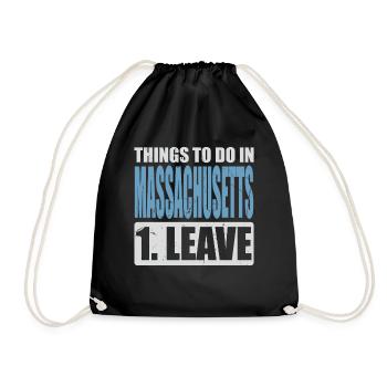 Mèmes du Massachusetts - Sac de sport léger - noir - Devant