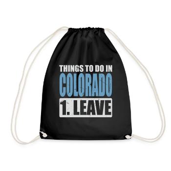 Mèmes du Colorado - Sac de sport léger - noir - Devant