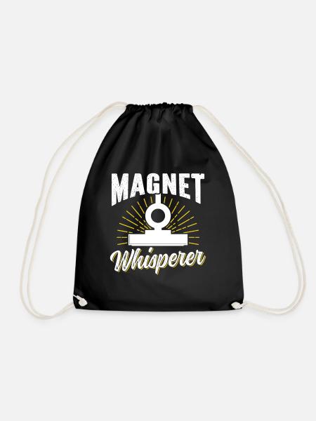Magnet Whisperer Magnet Fisherman Magnet Fishing - Sac de sport léger - noir