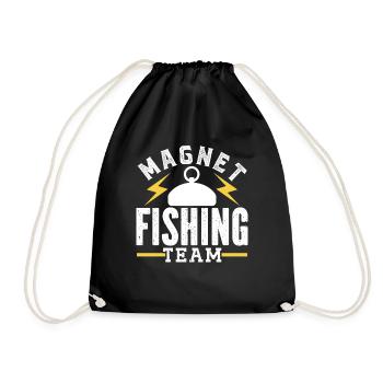 Magnet Fishing Team Magnet Fishing Magnet Pêcheurs - Sac de sport léger - noir - Devant