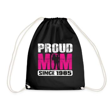 Proud Mom Since 1985 - Turnbeutel - Schwarz - Vorne