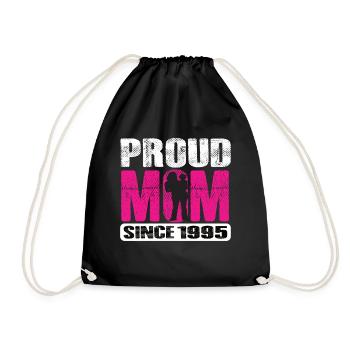 Proud Mom Since 1995 - Turnbeutel - Schwarz - Vorne