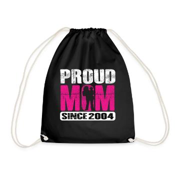 Proud Mom Since 2004 - Turnbeutel - Schwarz - Vorne