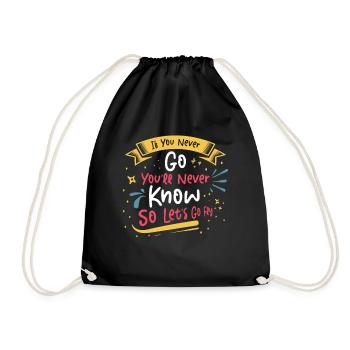 Innovators Flying Entrepreneurs Inspired - Drawstring Bag - black - Front