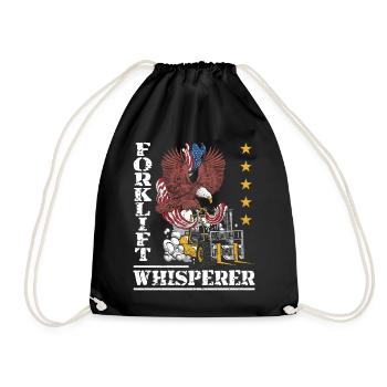 Conducteur de chariot élévateur certifié - Sac de sport léger - noir - Devant