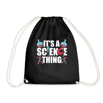 Est une chose scientifique scientifique - Sac de sport léger - noir - Devant