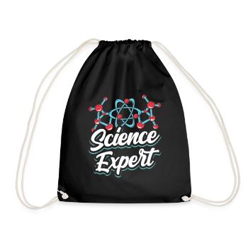 Scientific Expert Science Science - Drawstring Bag - black - Front