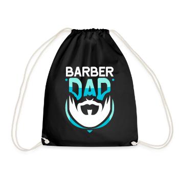 Barber Papa Barbershop Profession Barbers Barber - Drawstring Bag - black - Front