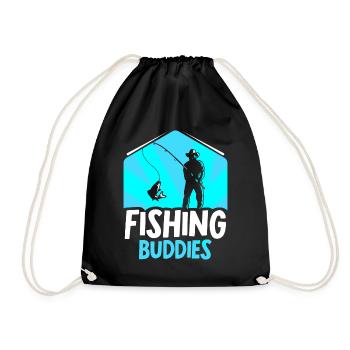 Amis pêcheurs Ami pêcheur Ami pêcheur - Sac de sport léger - noir - Devant