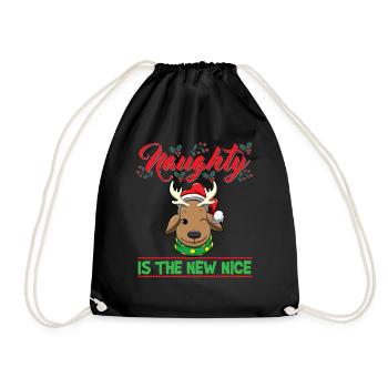 Coquin est le nouveau Noël de Noël Nice - Sac de sport léger - noir - Devant