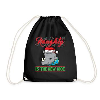 Coquin est le nouveau Noël de Noël Nice - Sac de sport léger - noir - Devant