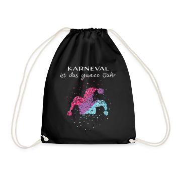 Carnival Fool Jeck Confettis Bisexualité bisexuelle - Sac de sport léger - noir - Devant