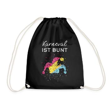 Carnaval Carnaval Confettis Pansexuel Pansexuel - Sac de sport léger - noir - Devant