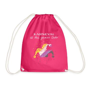 Casquette de fou de carnaval Asexualité asexuée - Sac de sport léger - fuchsia - Devant