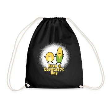 Passez une journée de corntastic - Sac de sport léger - noir - Devant