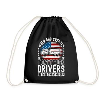 Service de remorquage de dépanneuse - Sac de sport léger - noir - Devant