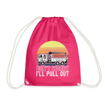 Abschleppwagen Abschleppdienst - Turnbeutel - Fuchsia - Vorne